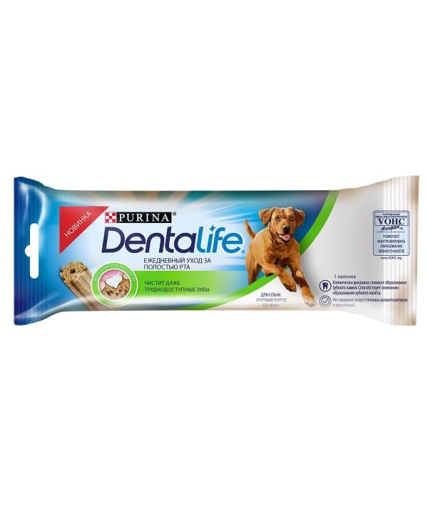 Лакомство для собак крупных пород Здоровые зубы и десна DENTALIFE Large Single 12366292