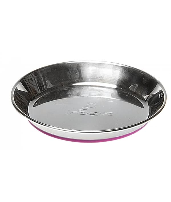 Миска с противоскользящим дном "Anchovy" 200 мл, розовый (S/LESS STEEL CAT BOWL) CBOWL21K