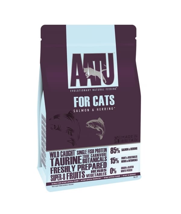 Корм для кошек Лосось и Сельдь 85/15 (AATU CAT SALMON & HERRING) AFCAT200