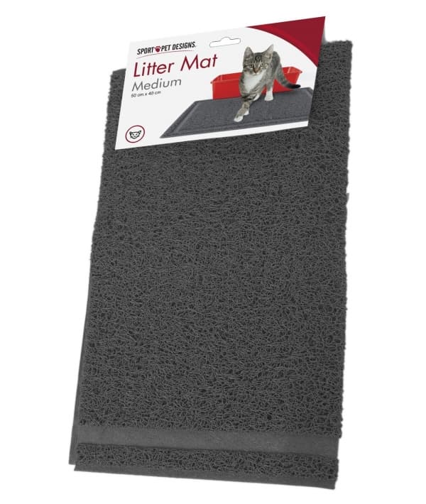 Коврик для туалета 40 x 50 x 0.7(Medium Rubber Litter Mat)