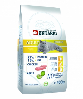 Для домашних кошек с цыпленком (ONTARIO Adult Indoor 2kg) 213 – 0047