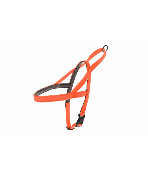 Силиконовая шлейка, оранжевая 1,5X49 – 67 см (PETTORINA NORVEGESE FUN FLAT 1,5X49 – 67CM) HI733 – AR