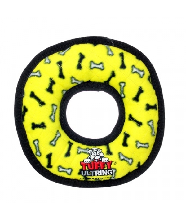 Супер прочная игрушка для собак Кольцо, желтый, прочность 9/10 (Ultimate Ring Yellow Bone) T – U – R – YB