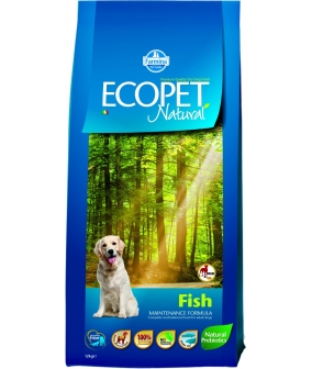 Ecopet Сухой корм для собак с рыбой 9014