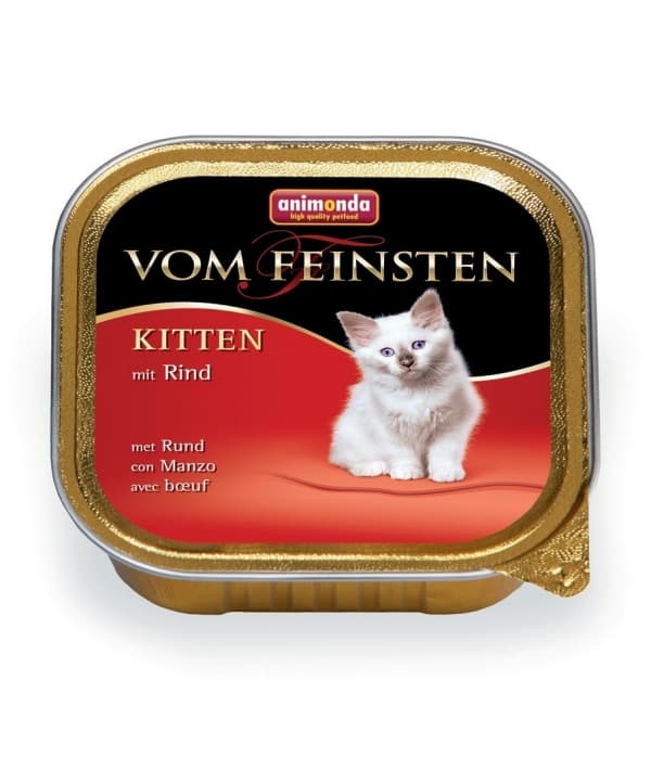 Консервы для котят с говядиной (Vom Feinsten Kitten), 83448