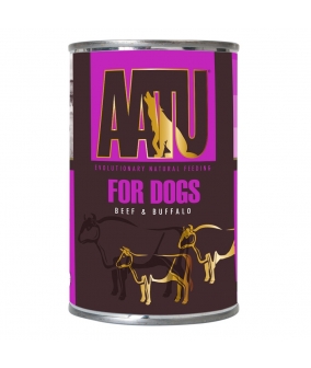 Консервы для собак Говядина и Мясо Буйвола (AATU BEEF & BUFFALO) WABB400