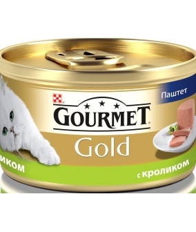Паштет Gourmet Gold с кроликом для кошек – 12182548/12318132