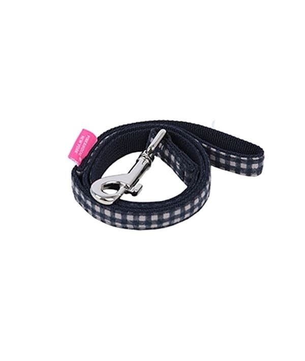 Поводок в клеточку,темно – синий, размер М (SASSY LEASH/NAVY/M) NAOD – AL7082 – NY – M