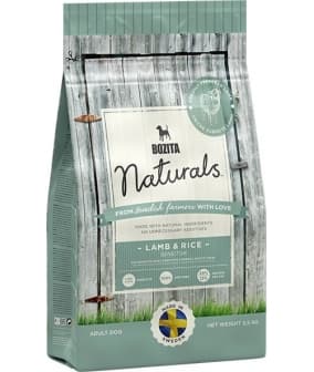 Naturals для взрослых собак с чувствительным пищеварением, с ягненком