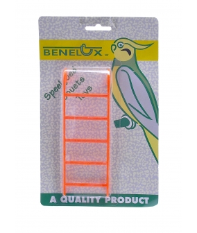 Пластиковая лесенка для птиц 5 ступеней (Ladder plastic 5 rungs on card) 14390