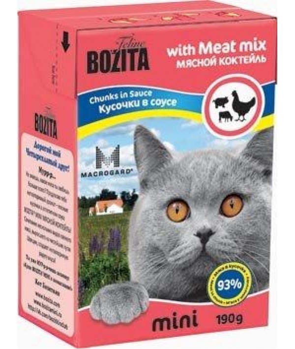 Mini Кусочки в соусе для кошек – мяcной коктейль (Meat Mix)