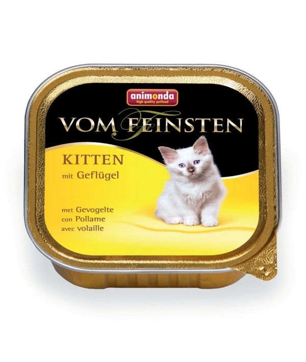 Консервы для котят с домашней птицей (Vom Feinsten Kitten )001/83221