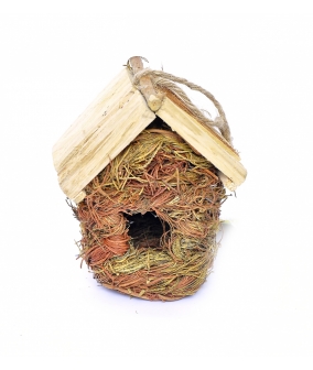 Домик для птиц "Натуральный" 15 * 12 * 20 см H (Bird nest "nature" type 1) 17350