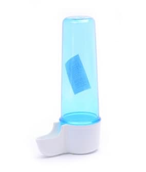 Поилка для птиц ø 3,5 * 14 см, 85 мл (Drinking bottle blue) 1424