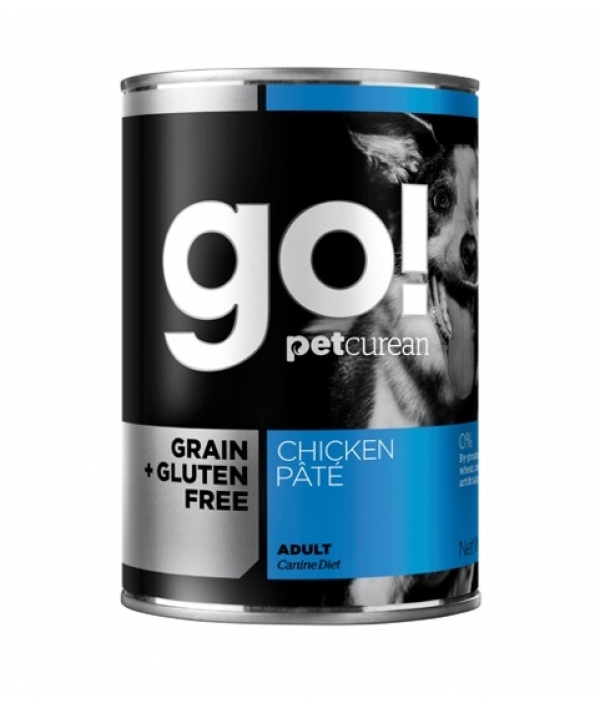 Консервы беззерновые с курицей для собак (GO! Grain Free Chicken Pate DF) 126 – 5001