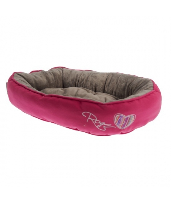 Лежак с мягкой подушкой малый "Розовые леденцы" (46х34х9см) (SNUG PODZ) CPS06
