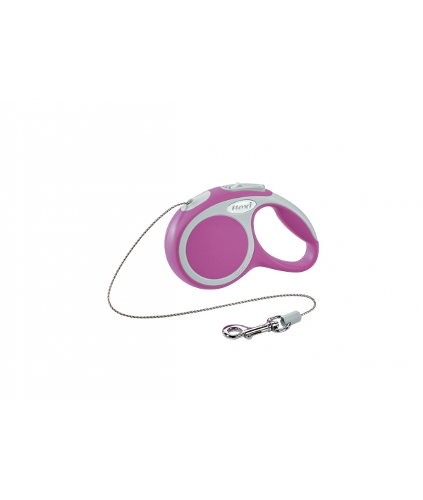Рулетка – трос для собак до 8кг, 3м, розовая (Vario XS cord 3m pink)