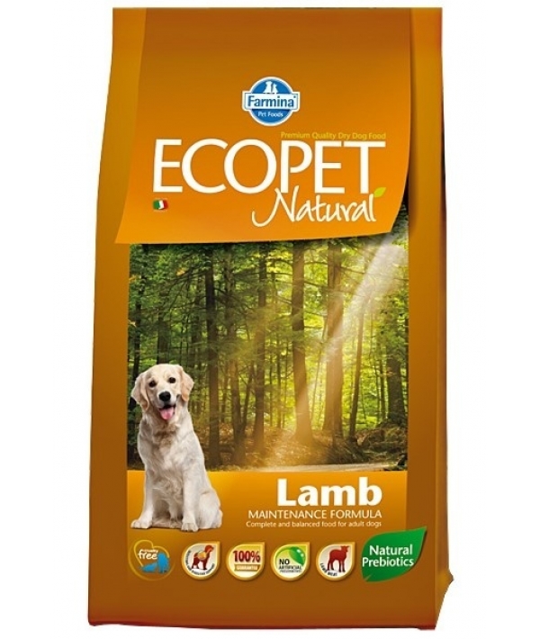 Ecopet Сухой корм для собак с ягненком 9017