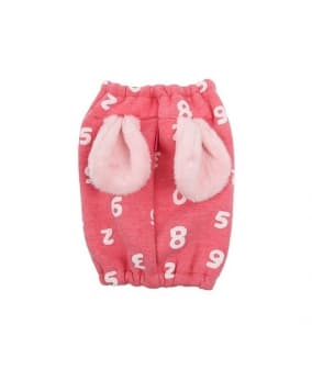 Снуд с ушками и узором цифры, розовый меланж, размер L (JUMBLE SNOOD/MELANGE PINK/L) NAOD – SN7079 – MP – L