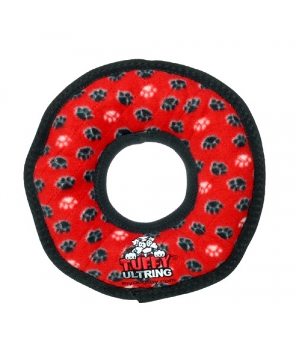 Супер прочная игрушка для собак Кольцо, красный, прочность 9/10 (Ultimate Ring Red Paw) T – U – R – RP