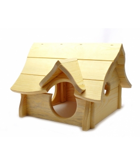 Деревянный домик для грызунов "Чарли", 39*36*27 см (Rodent house wood charly) 3449