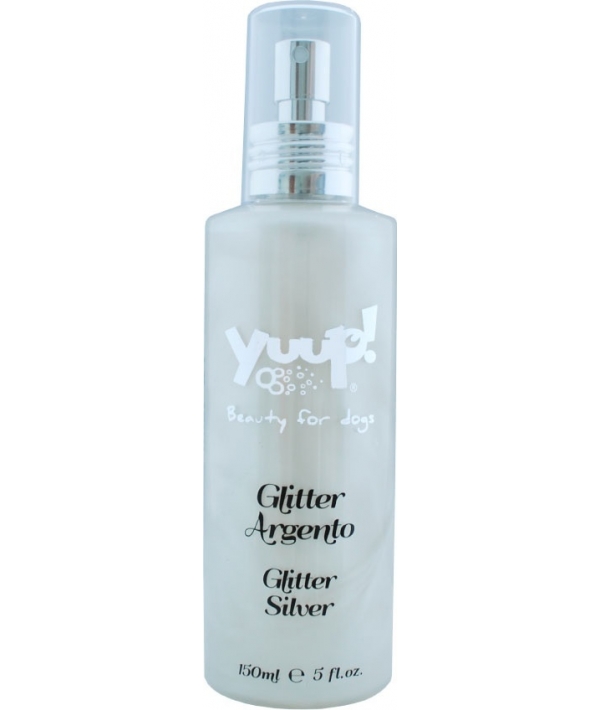 Спрей с райским ароматом и блестками "Серебро" для сияния шерсти (Fashion Glitter Silver)