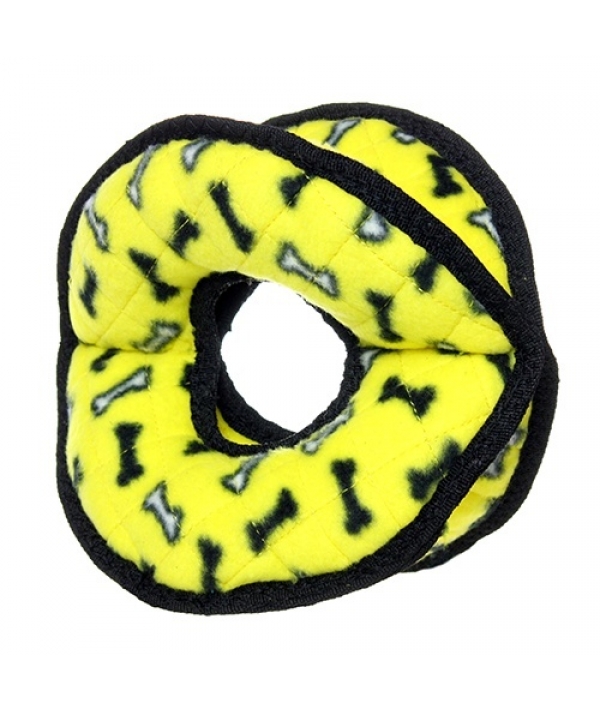 Супер прочная игрушка для собак Мяч – кольцо четырехсторонний, желтый, прочность 9/10 (Ultimate 4WayRing Yellow Bone) T – U – 4WR – YB