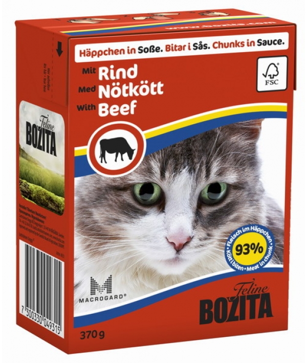 Кусочки в СОУСЕ для кошек с говядиной (Beef)
