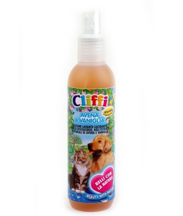 Очищающий лосьон "Овес и ваниль" для шерсти собак и кошек, без смывания (Oat and vanilla dry cleaning lotion) PCIV021
