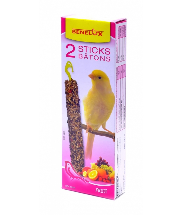 Лакомые палочки с фруктами для канареек (Seedsticks canary with fruit x 2 pcs) 16211
