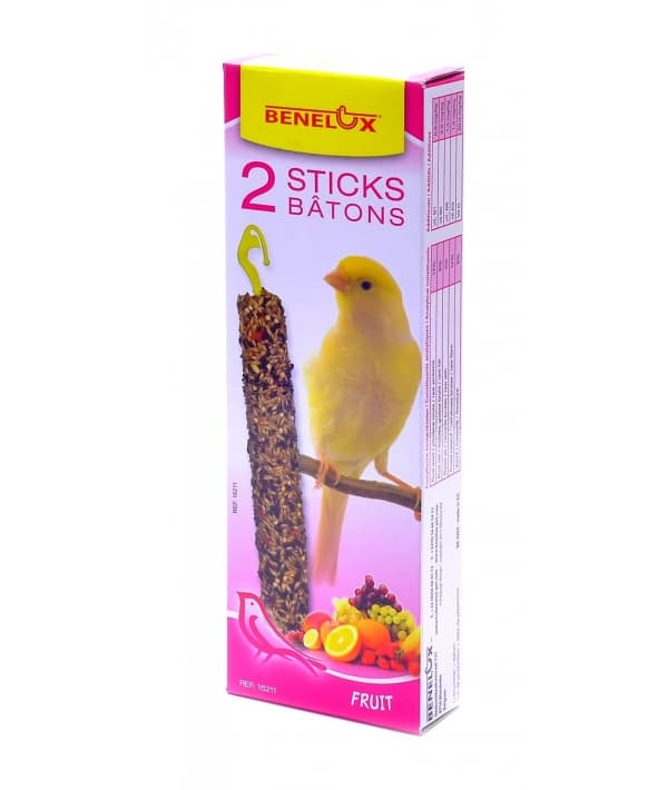 Лакомые палочки с фруктами для канареек (Seedsticks canary with fruit x 2 pcs) 16211