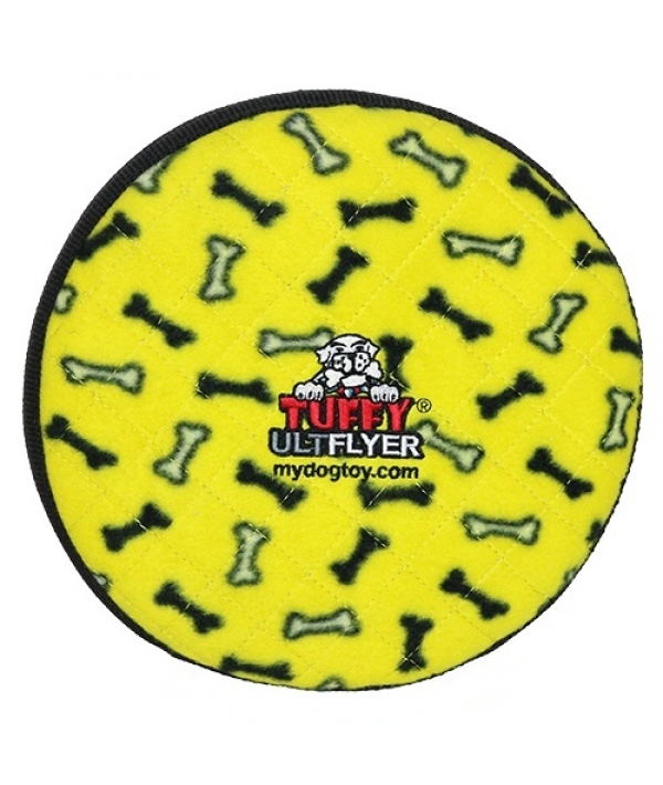 Супер прочная игрушка для собак Диск, желтый, прочность 8/10 (Ultimate Flyer Yellow Bone) T – U – FL – YB