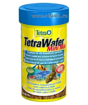 Корм для донных рыб (раки, креветки, сомики), таблетки WaferMix 100 ml 140066