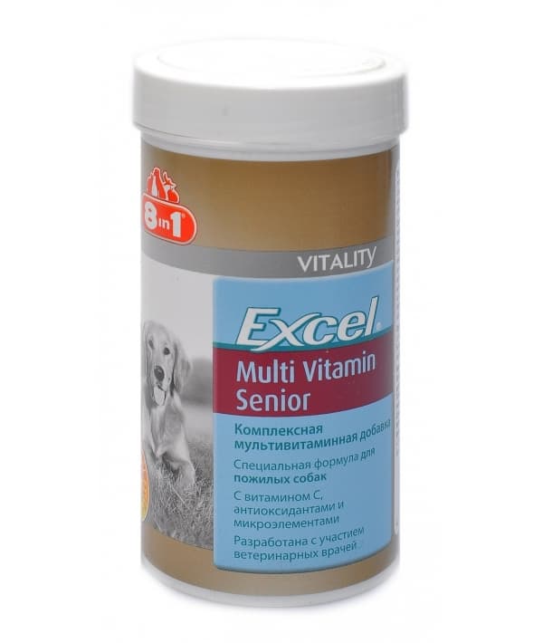 Мультивитамины для пожилых собак Excel Multi Vitamin Senior, 70таб. 108696