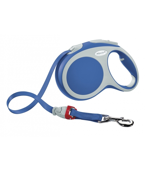 Рулетка – ремень для собак до 50кг, 8м, голубая (Vario L tape 8m blue)
