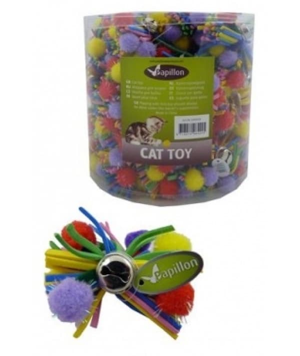 Игрушка "Разноцветный бант" с бубенчиком, 7см (Colourfull bow with bell) 240028