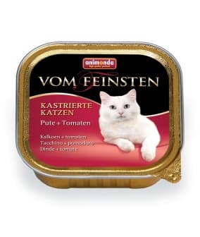 Консервы для кастрированных кошек с индейкой и томатами (Vom Feinsten for castrated cats)001/83227