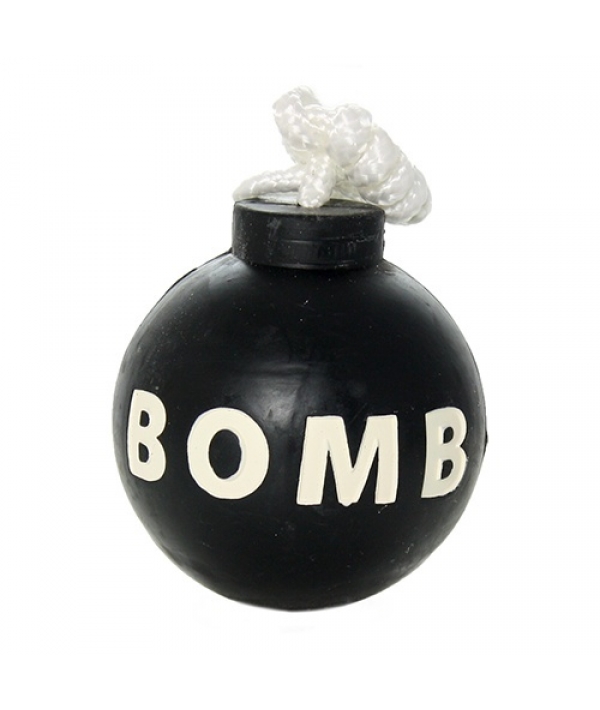 Прочная игрушка для собак резиновая Бомба, средняя (Rugged Rubber Bomb Medium) TRR – BB – M