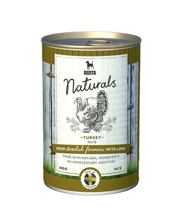 Naturals консервы для собак с индейкой