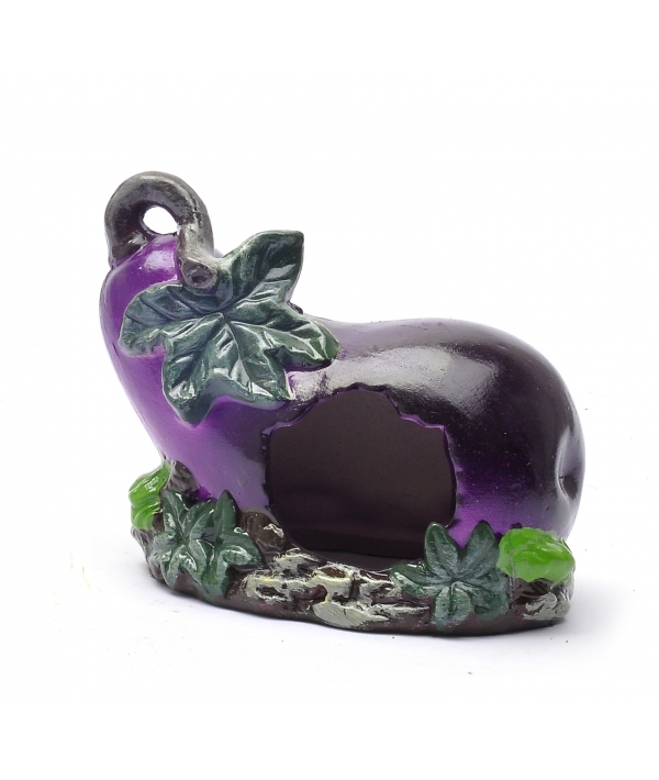 Домик для хомячка "Баклажан" 12 * 8 * 11 см (Hamster house pottery) 34234